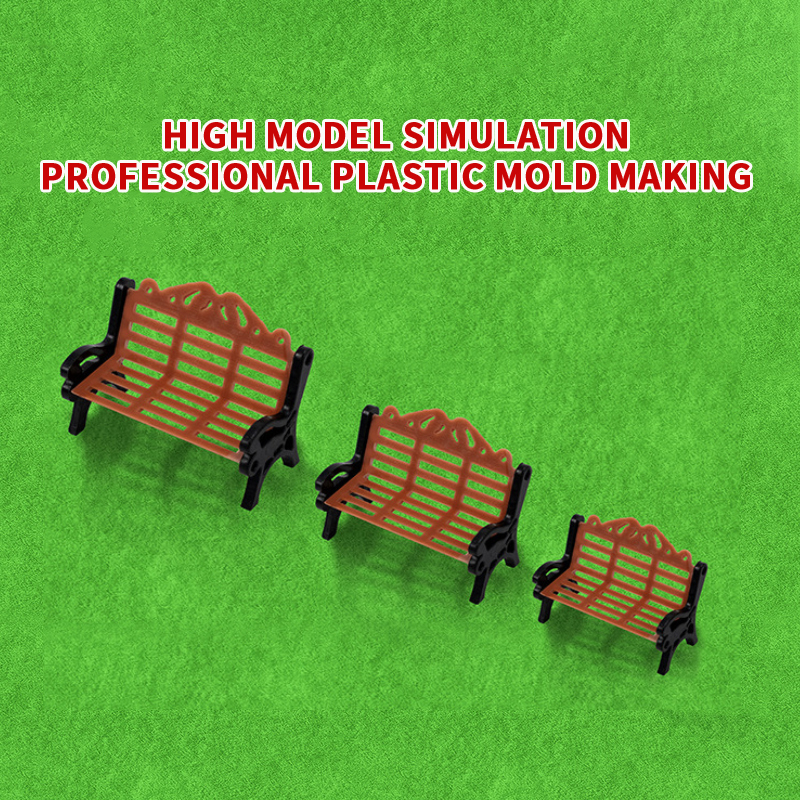 Smart Garden Diy - 5Pcs Miniature Park Bench 1:75/100/150 Scale