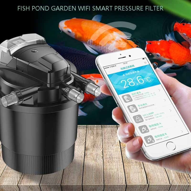 WiFi Smart Automatic Pond Filt - Smart Garden Water Features 리뷰 및 가격
