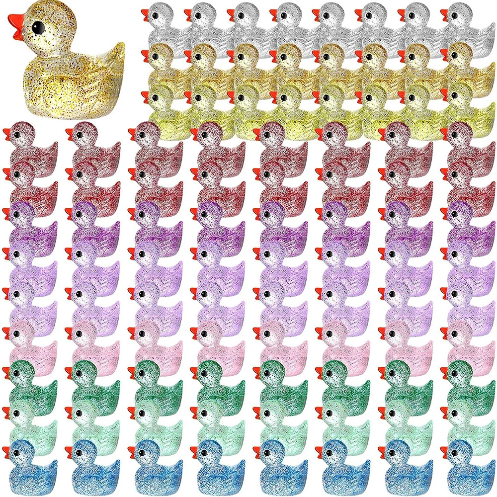 120Pcs Mini Resin Ducks Glitte - Smart Garden Diy 리뷰 및 가격