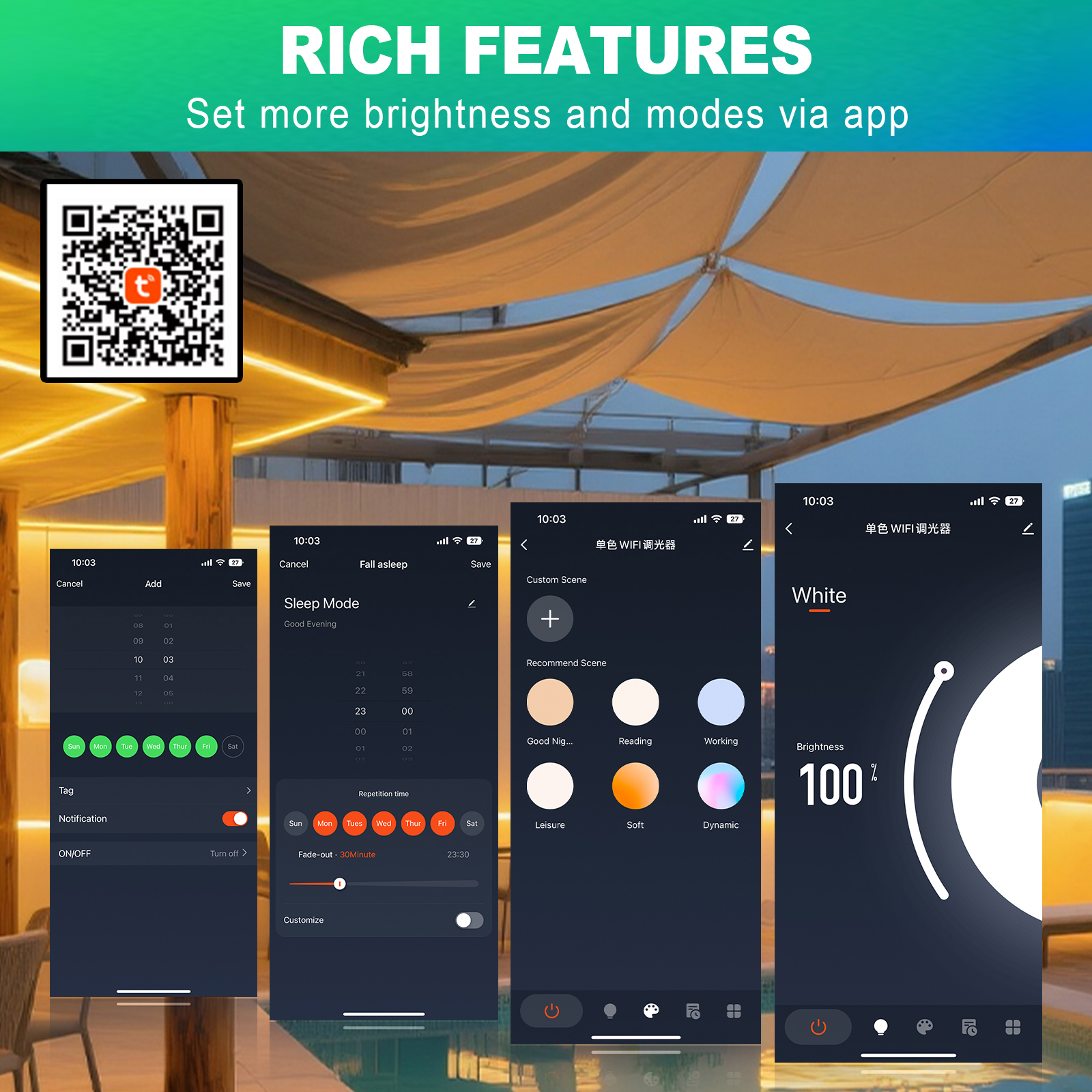 Tuya WiFi Smart Dimmable AC 22 - Smart Garden Amazon 리뷰 및 가격