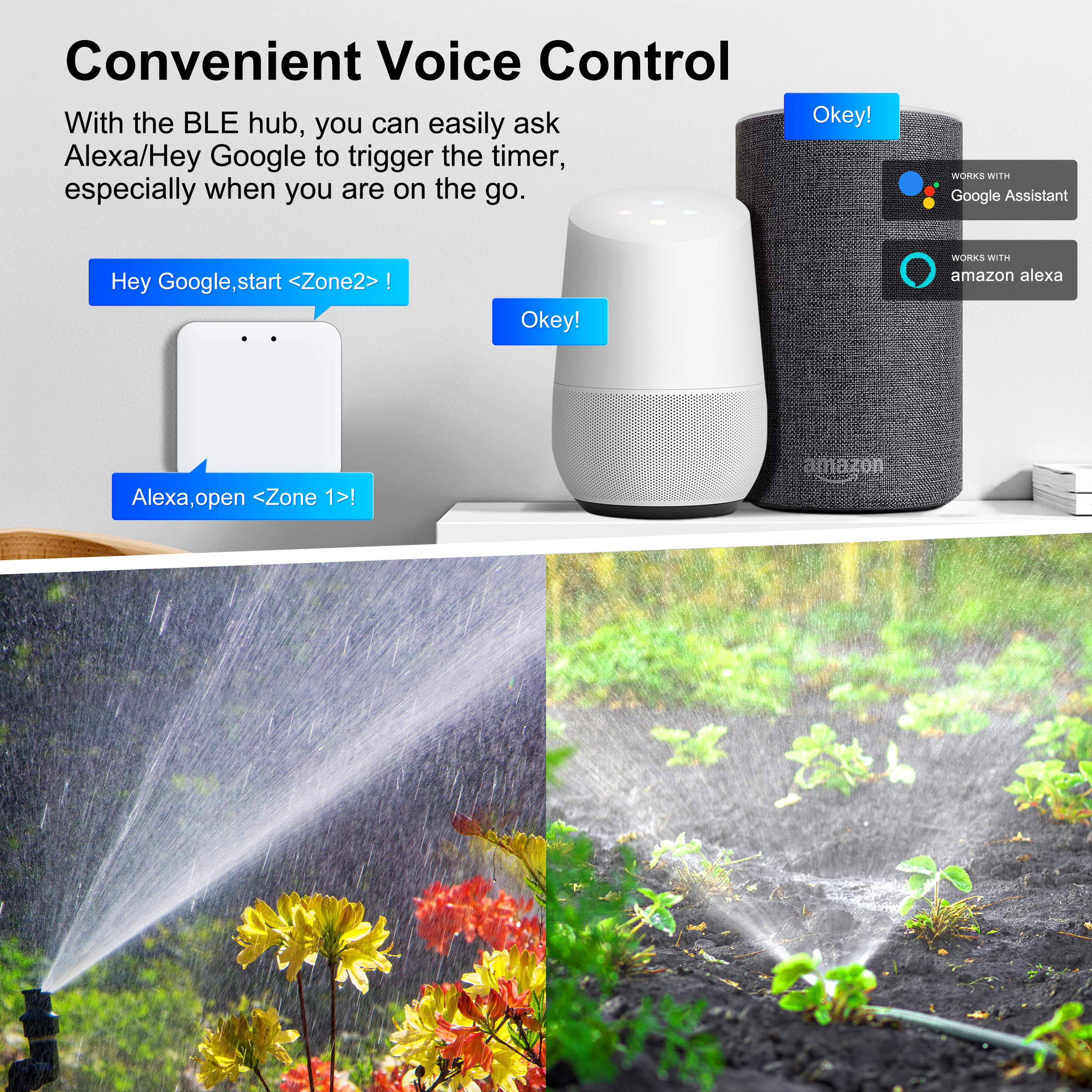 KEMEK Smart Programmable Sprin - Smart Garden Water Features 리뷰 및 가격