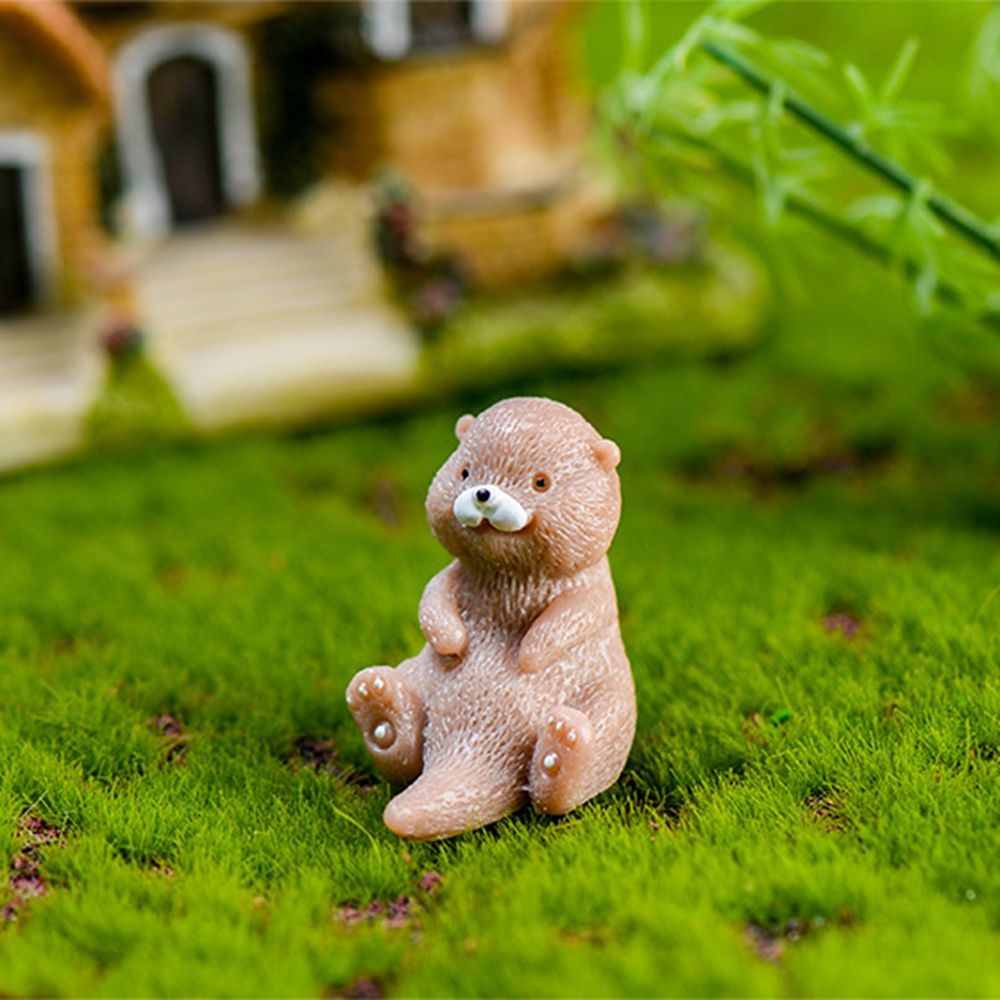 Otters Figurine Mini Home Deco - Smart Garden Diy 리뷰 및 가격