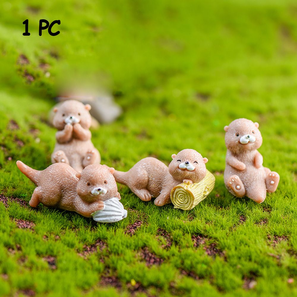 Otters Figurine Mini Home Deco - Smart Garden Diy 리뷰 및 가격