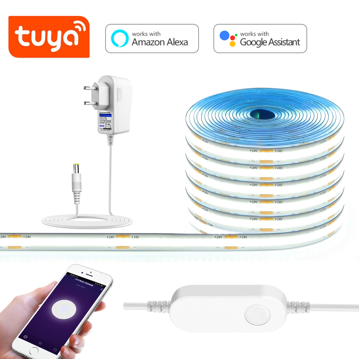 3M 5M 10M 24V COB LED Strip Li - Smart Garden Diy 리뷰 및 가격