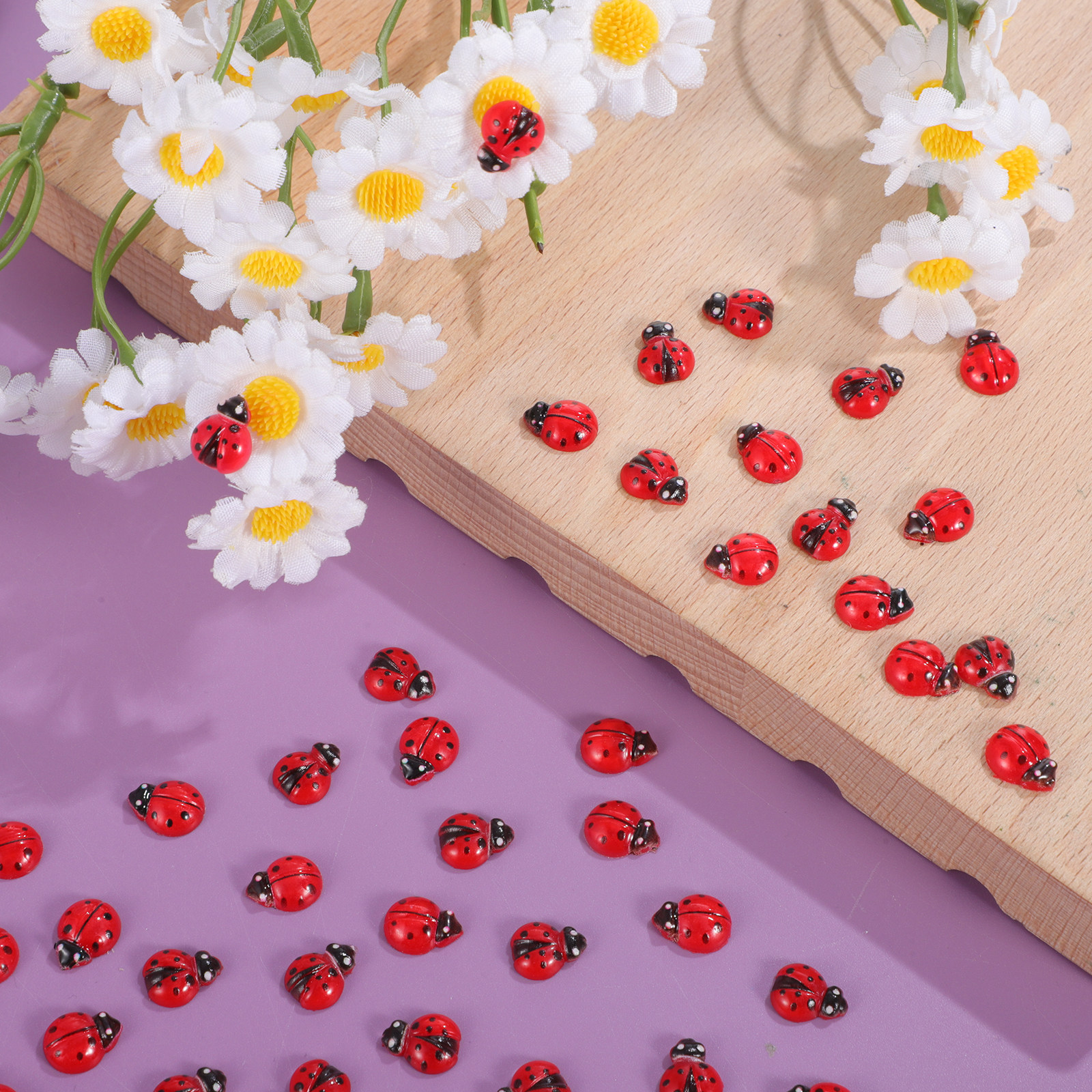 100Pcs Mini Ladybug Resin Smal - Smart Garden Mini 리뷰 및 가격