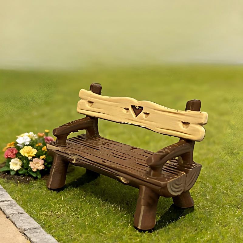 2Pcs 1/12 Miniature Bench Doll - Smart Garden Diy 리뷰 및 가격